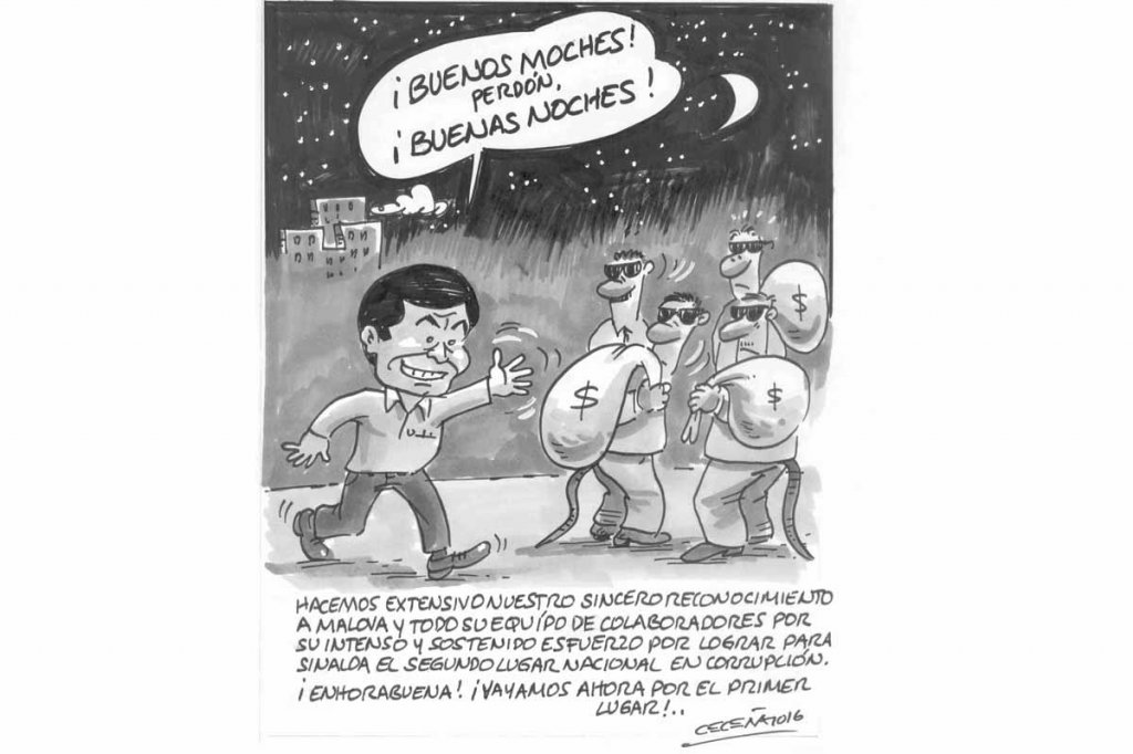 Sinaloa, segundo lugar nacional en corrupción, según el INEGI